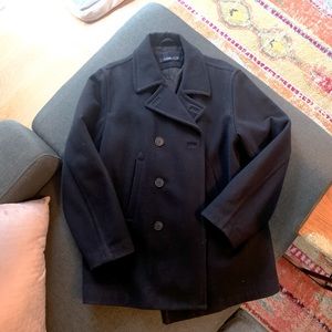 Classic wool pea coat—3 button